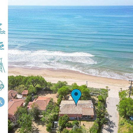 Salty Noses Beach House Paradise Perfect For Families Pírgos Esterno foto
